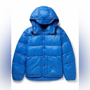 SID WASHBURN  - Cashball Padded Quilted Nylon Hooded Jacket - Blue size : M
